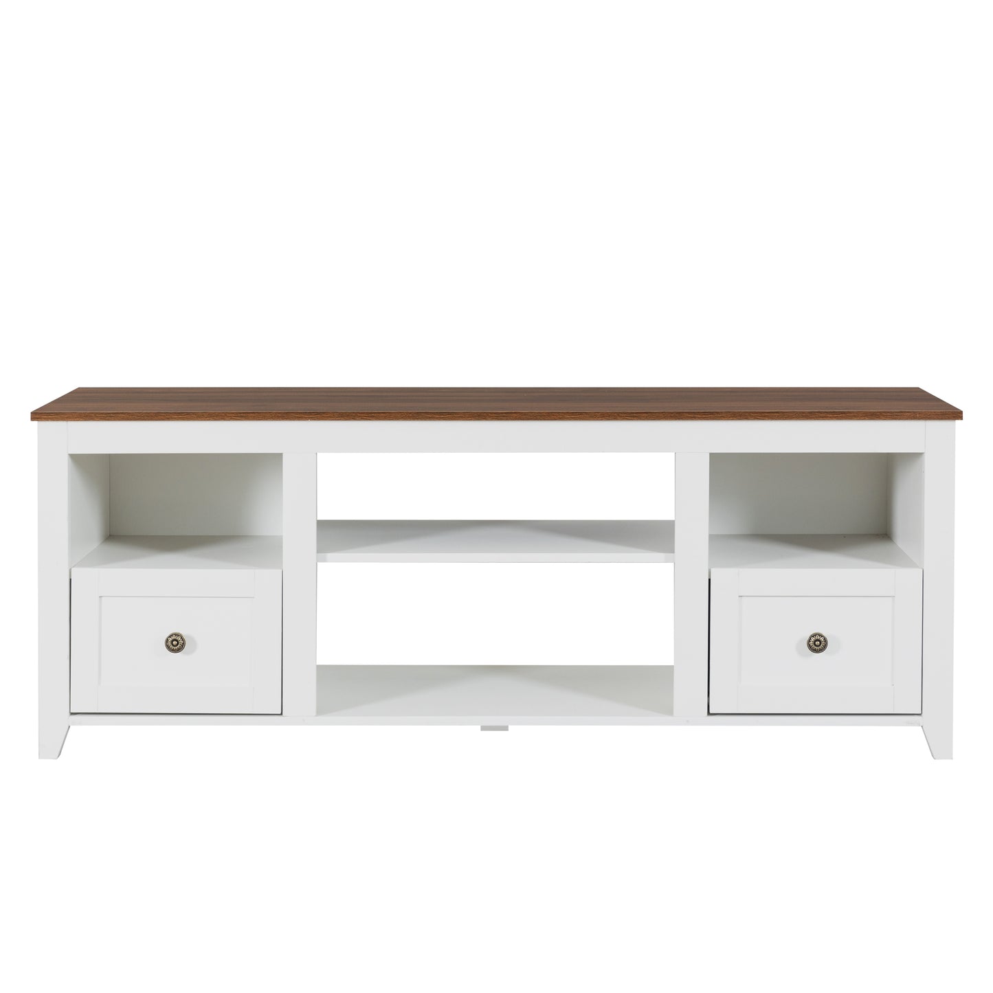 Industrial TV Stand for 65 inch TV, Black Farmhouse Entertainment Center with LED Lights for Living Room, TV Media Console Cabine with Storage Shelves and Drawers