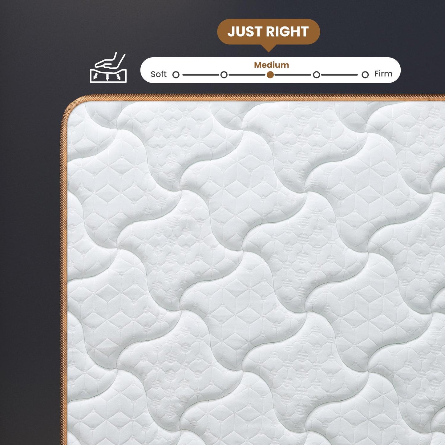 10 Inch King Mattress in a Box, HSUNNS Hybrid Mattress with Gel Memory Foam and Individual Pocket Spring, Fiberglass-Free Mattress, CertiPur-US and OEKO-TEX Certified, Black