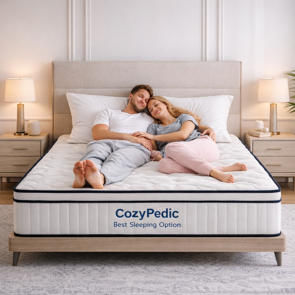 HSUNNS 12 inch Queen Mattress, Cooling Gel Memory Foam Mattress in a Box, Individual Pocket Spring Hybrid Mattress with Pressure Relief & Motion Isolation, Soft and Comfort, Medium-Firm, CertiPUR-US